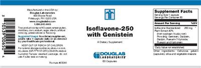 Photo of the Douglas Laboratories Isoflavone-250 with Genistein label