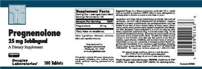 Pregnenolone 25 mg Sublingual