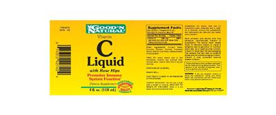 Vitamin C Liquid With Rose Hips