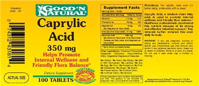 Caprylic Acid 350 mg