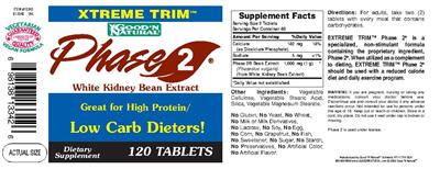 Xtreme Trim Phase 2 White Kidney Bean Extract