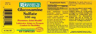 Glucosamine Sulfate 500 mg