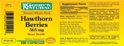 Hawthorn Berries 565 mg