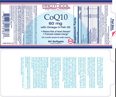 CoQ10 60 mg with Omega-3 Fish Oil
