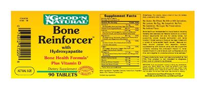 Photo of the Good 'N Natural Bone Reinforcer With Hydroxyapatite label