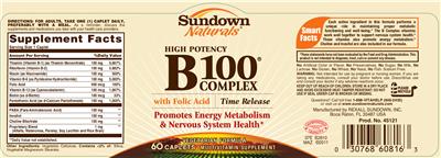 B100 Complex With Folic Acid