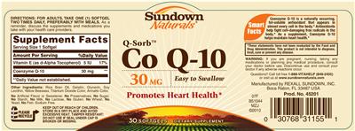 Q-Sorb Co Q-10 30 mg
