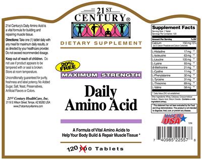 Maximum Strength Daily Amino Acid