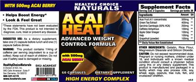 Acai Heat Advanced Weight Control Formula