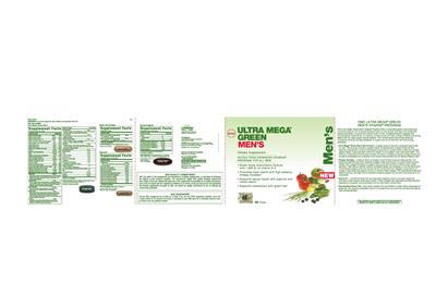 Photo of the GNC Ultra Mega Green Men's Green Tea Complex label