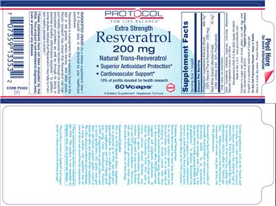 Extra Strength Resveratrol 200 mg