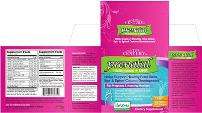 Photo of the 21st Century DHA label