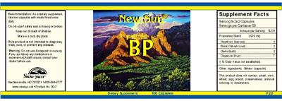 Photo of the New Sun BP label
