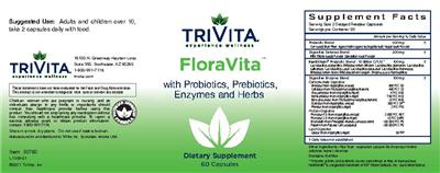 FloraVita With Probiotics, Prebiotics, Enzymes And Herbs