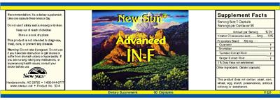 Photo of the New Sun Advanced IN-F label