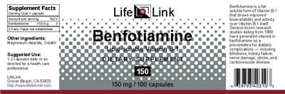 Benfotiamine Lipid-soluble Vitamin B-1 150