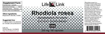 Rhodiola Rosea 250 mg