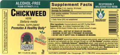 Chickweed Herb Alcohol-Free