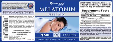 Melatonin 1 mg