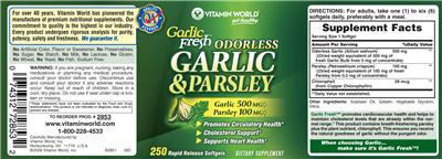 Odorless Garlic & Parsley