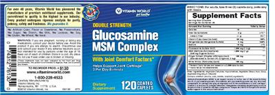 Double Strength Glucosamine MSM Complex