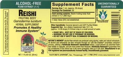 Reishi Fruiting Body Alcohol-Free