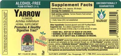 Yarrow Flowers Alcohol-Free