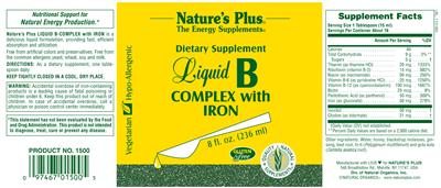 Liquid B Complex With Iron