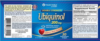 Double Strength Ubiquinol 200 mg