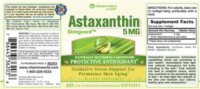 Astaxanthin 5 mg