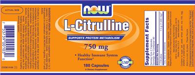L-Citrulline 750 mg