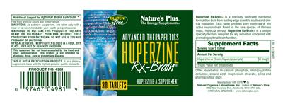 Advanced Therapeutics Huperzine Rx-Brain