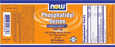 Phosphatidyl Serine 100 mg
