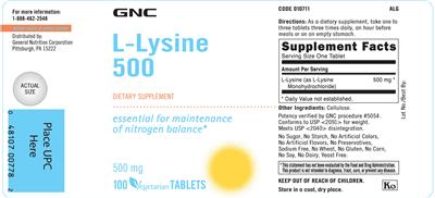 L-Lysine 500
