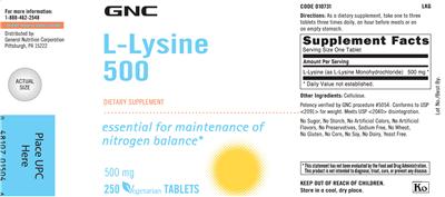 L-Lysine 500