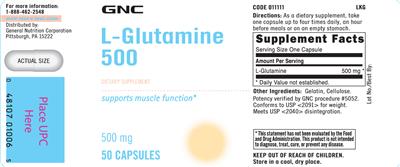 L-Glutamine 500