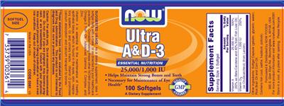 Ultra A & D-3 25,000/1,000 IU