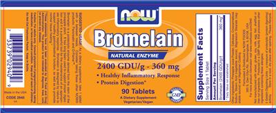 Bromelain 2400 GDU/g - 360 mg