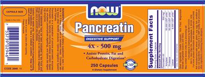 Pancreatin 4X - 500 mg