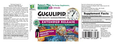 Gugulipid 1000 mg Extended Release