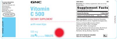 Vitamin C 500 mg