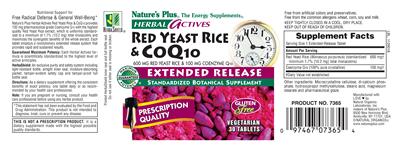 Red Yeast Rice & CoQ10 Extended Release