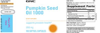 Pumpkin Seed Oil 1000 mg