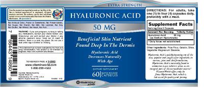 Extra Strength Hyaluronic Acid 50 mg