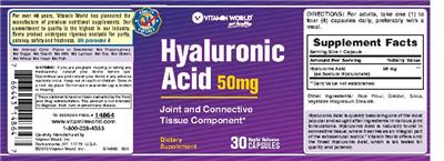 Hyaluronic Acid 50 mg