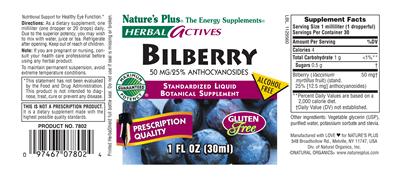 Bilberry 50 mg