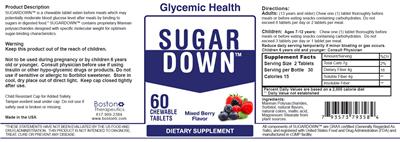 Sugar Down Mixed Berry Flavor