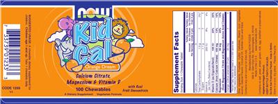 Photo of the NOW Kid Cal Orange Dream label