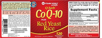 Q-Sorb Co Q-10 Plus Red Yeast Rice