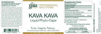 Kava Kava Liquid Phyto-Caps
